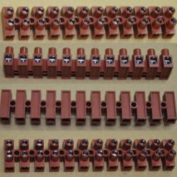 High temperature terminal strip 6mm with raised base