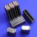 8 way Push wire junction connector PO1 Black with Clear plate